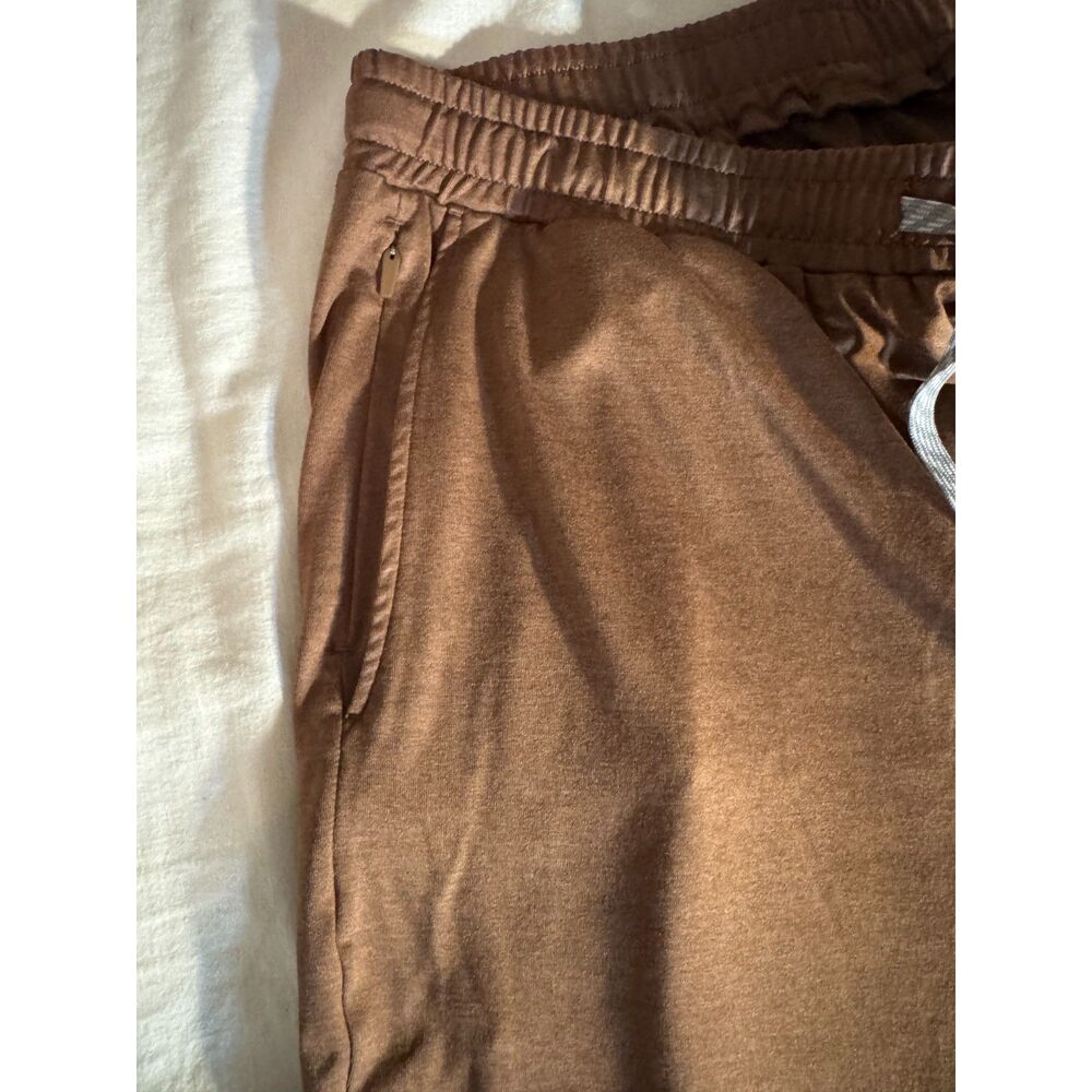 NWOT Rhoback Men's Delta Performance Joggers Rust Brown M - Picture 3 of 8